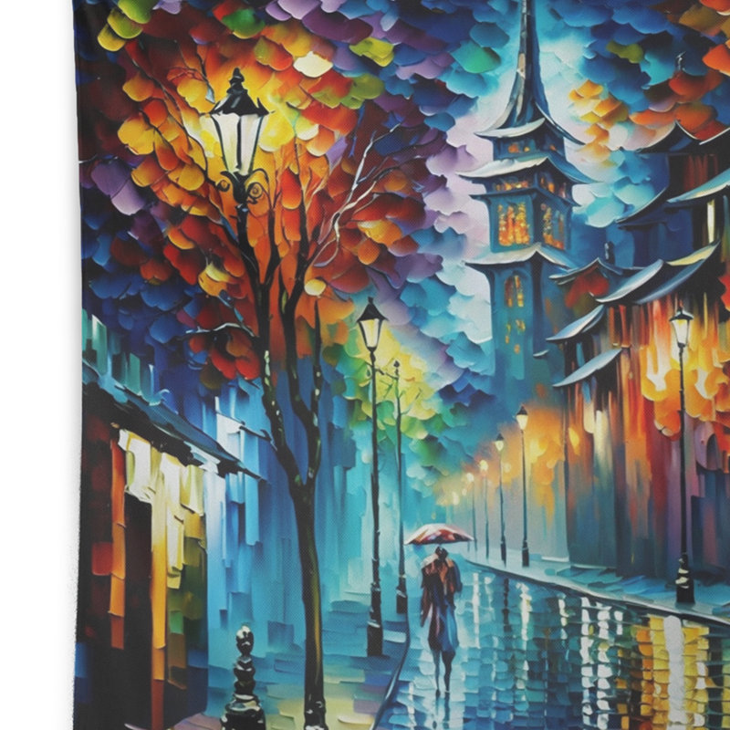 Polyester en polyester, H 32 po x l 39 po
