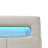Upholstered Platform Bed With LED Frame and 2 drawers-2091756254-2091756255