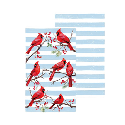Serviette de cuisine Winter Cardinals