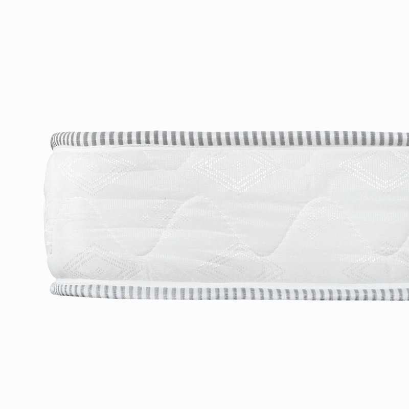 Matelas réversible en mousse pour lit simple, 15 cm d'épaisseur, livré dans une boîte, matelassé double face, blanc