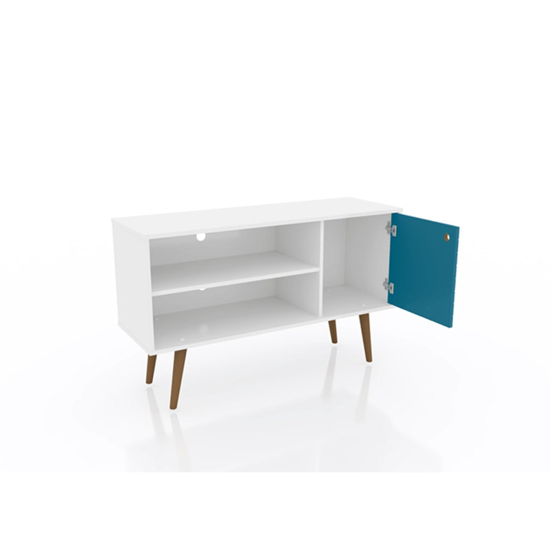 Meuble télé 43 po Liberty, Bleu ardoise