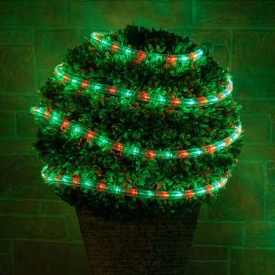 18FT 216 Light End-to-End Connectable LED Rope Lights