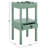1-Drawer Accent Table with Scalloped Edges-1942072641