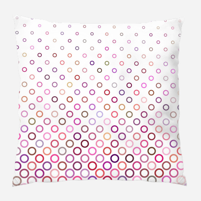 Geometric Microsuede Reversible Throw Pillow