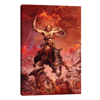 The Berserker 1 Piece Wrapped Canvas Wall Art