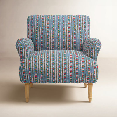 Fauteuil Bristol en ardoise Delphine