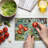 Ambesonne Retro Tempered Glass Cutting Board Old Torn Posters Collage Multicolor