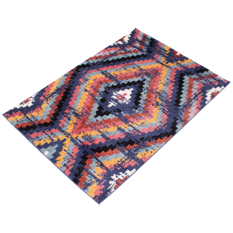 Abdur-Rahim Geometric Indoor Rug, Rectangle 5'3" x 7'3"
