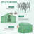 10' x 10' Pop Up Walk-In Greenhouse, Outdoor Garden Warm Hot House Portable Greenhouse-119964209