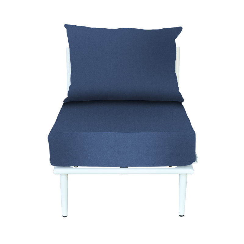 Section centrale de Cayman, Bleu marine, Blanc