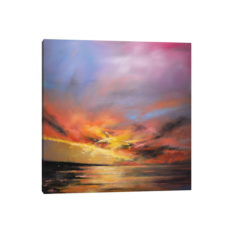 «If Twilight Were Not» par Christopher Lyter, reproduction d'art, H 26 po x l 26 po x P 1,5 po, Toile tendue