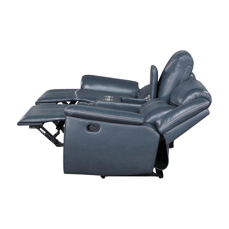 Haxby Blue 2-Piece Motion Reclining Sofa Set