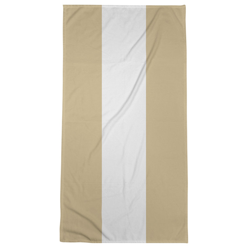 Microfiber Bath Towel, New Orleans Football Gold / White