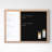 Thomas Martha Stewart Magnetic Weekly Calendar Dry Erase Board and Chalk Board with Liquid Chalk Marker-89798331