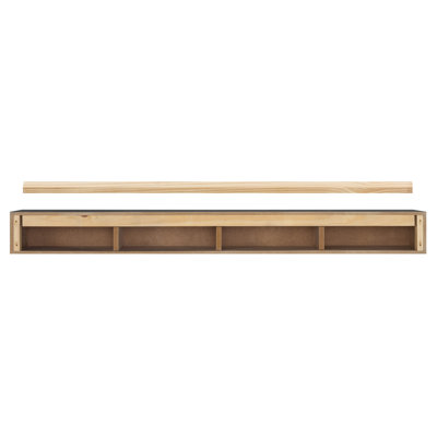 The Sam 60" Shelf MDF Black Paint