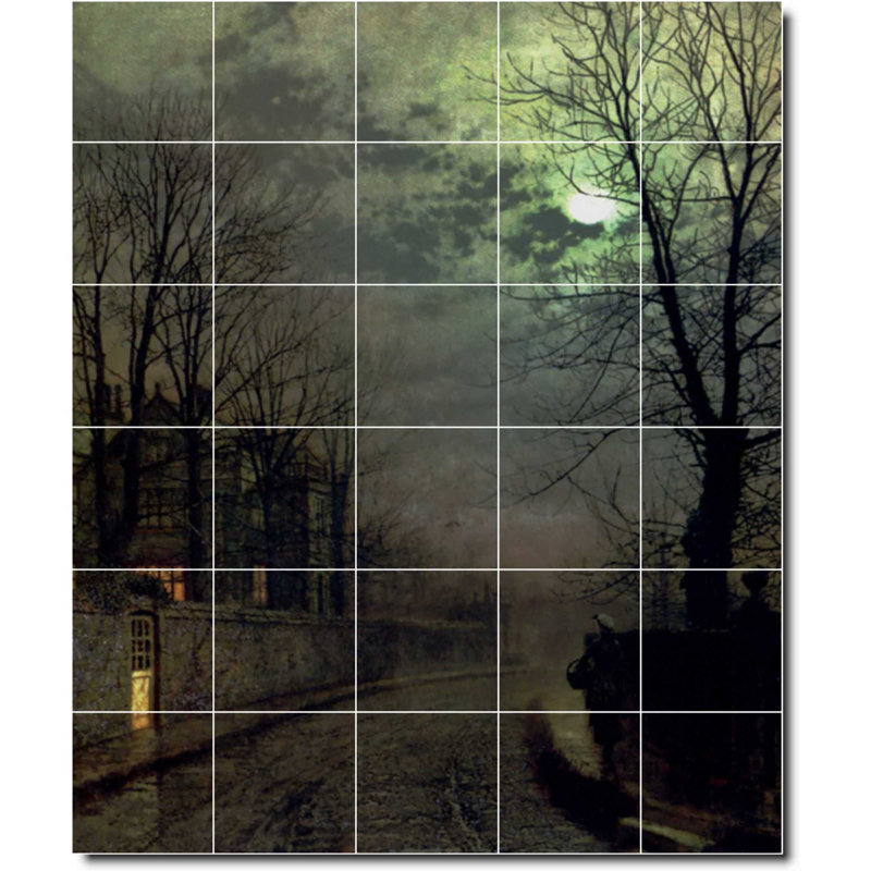 Carrelage mural décoratif en céramique 30 po x 36 po 6 po x 6 po, Village 03876