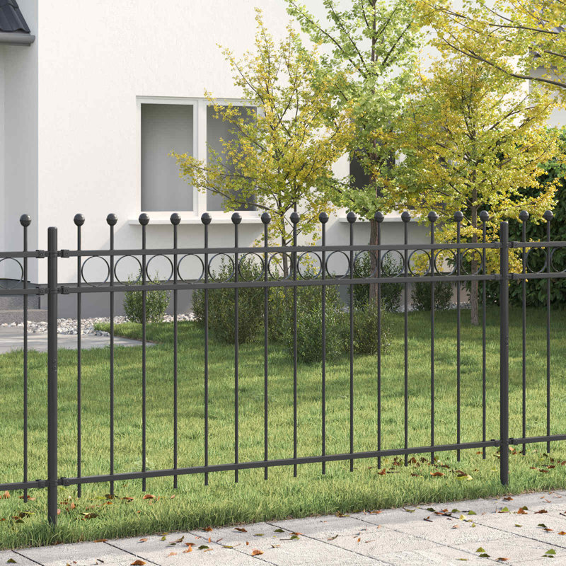 Powder-Coated Steel Fence Panels Included, 150cm H x 200cm W