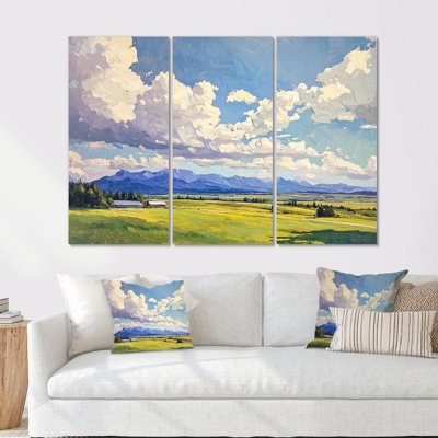 Big Sky Horizon Meadows II - Montana Wall Art Set