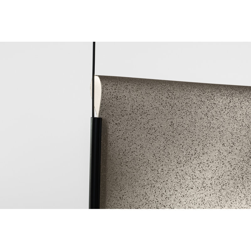 Nebra Pendant, Inox, 11.8" H x 47.2" W x 1.2" D