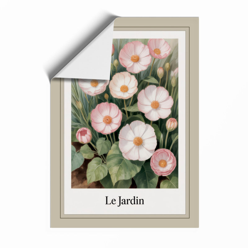Le Jardin Blooms Botanical - Print, Unframed, A4 - 29.7 x 21.0 cm