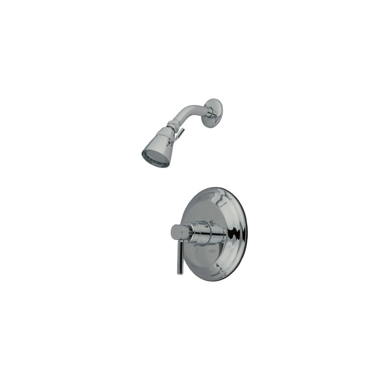 South Beach Pressure Balance Shower Faucet Trim, Polished Chrome