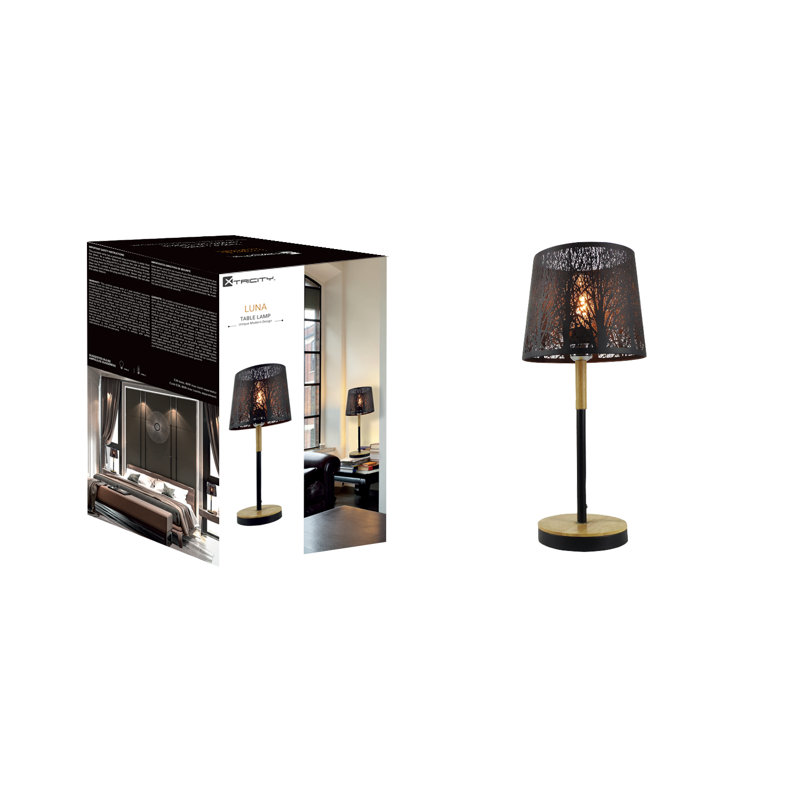 Lampe de table 22,6 "avec sortie Luna