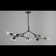 Chilcott 7 - Light Dimmable Sputnik Modern Linear Chandelier