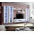 120" Modern Floating Wall Mounted Entertainment Center with 16-Color LED Lighting, High Gloss Finish-193191625