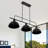 Aalim 3 - Light Dimmable Modern Linear Chandelier