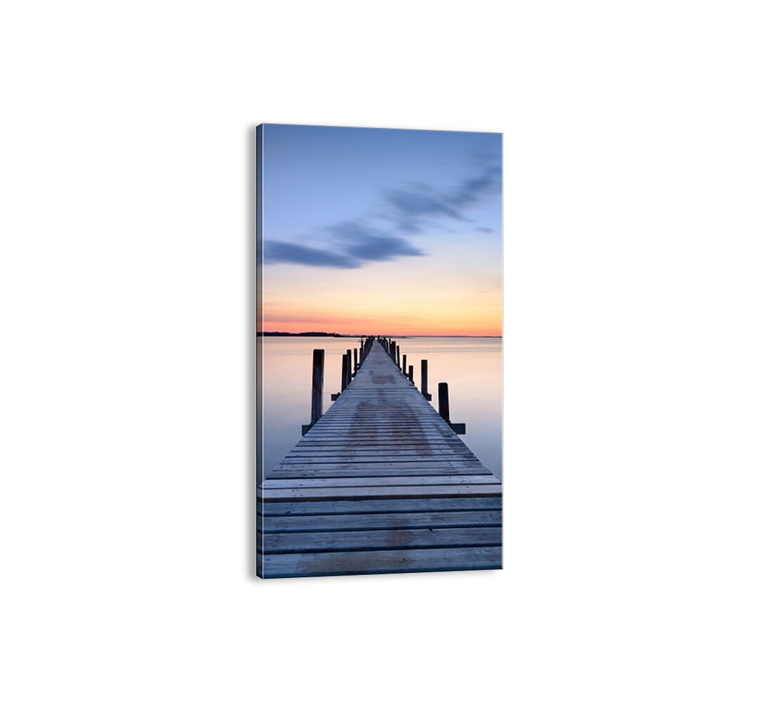 Leinwandbild - Fotografie „Calm Sunny Dusk”