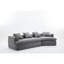 Repose-pieds de canapé modulaire avec coussins-305902760