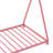 Metal House Platform Bed with Triangle Structure-888284925