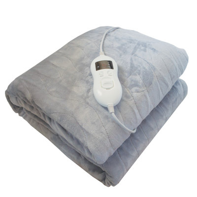 Alva London - Electric Heated Throw / Over Blanket - 160x120cm - Plush