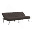 Structure en bois, pieds en acier inoxydable, canapé, canapé, espresso-945891256