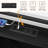 Makieh Upholstered Headborad with Charging Station and Led Lights-858833081