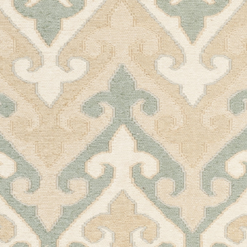 Saint-Paul Oriental Handmade Wool Beige Area Rug, Rectangle 4' x 6'