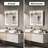 W H Framed Medicine Cabinet Mirror Fixed-1627333857-1672037564