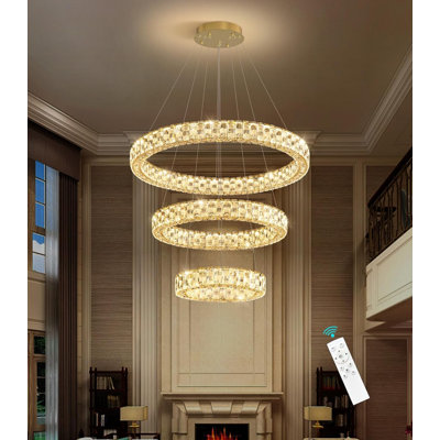 Modern Crystal Chandelier Dimmable Light