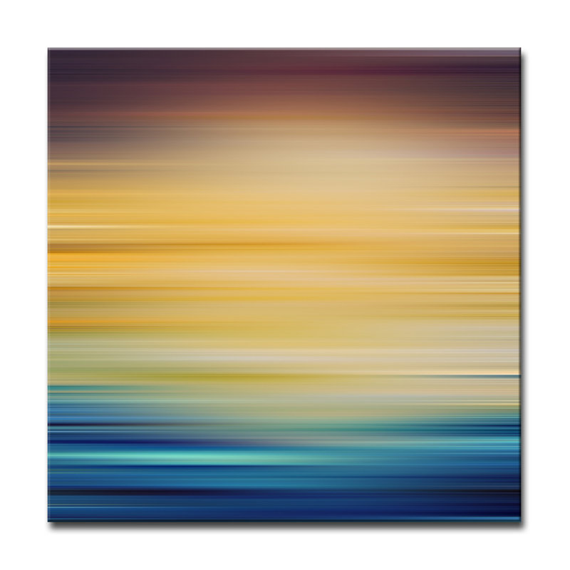 «Blur Stripes V», impression sur toile, H 12 po x l 12 po x P 1,5 po