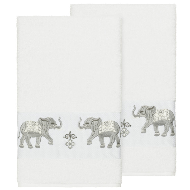 Quinn Turkish Cotton Midweight Bath Towel, White