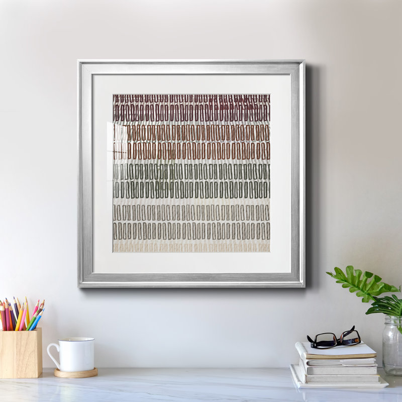 Chartres - Single Picture Frame Graphic Art, Silver Framed Paper, 22.5" H x 22.5" W x 1.5" D