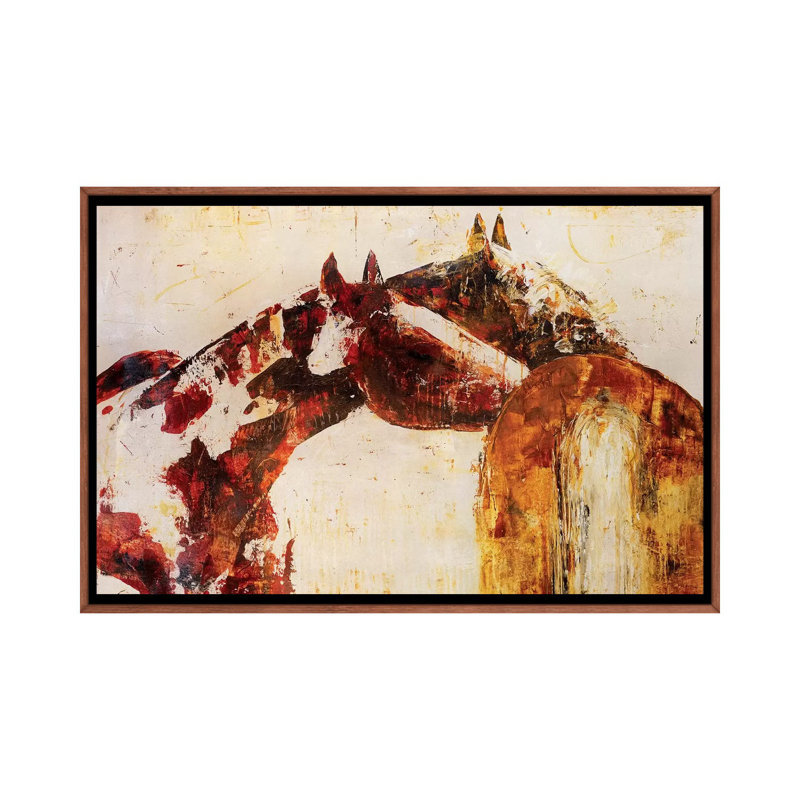 «Paint and Play» par Julian Spencer, reproduction d'art encadrée, Pas de tapis, H 32 po x l 48 po x 1,5 po