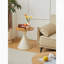TABLE RONDE BLANC + BOIS