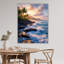 Art mural en verre trempé Tropical Beach Sunrise-212505651