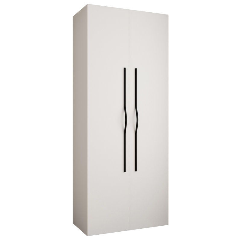 2 Door Wardrobe, 245.5 cm H x 100 cm W x 40 cm D