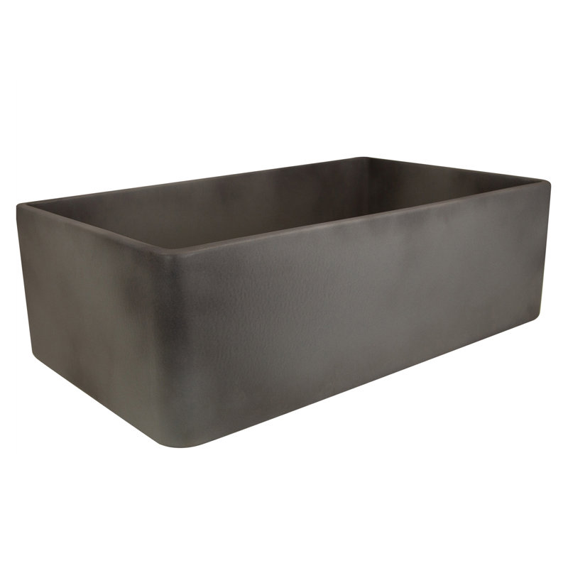 Vineyard 29.75'' L Single Basin Kitchen Sink, Concrete Finish