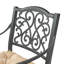 Tabouret de bar de patio 28,25" avec coussin Pigott-308098388