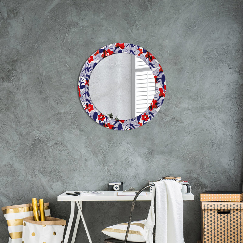 Huldar Glass Flat Wall Mirror