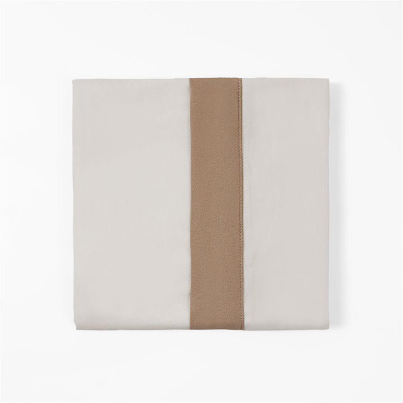 Ensemble de draps 350 fils 350 fils, Ensemble de draps pour très grand lit + un drap-h, Crème
