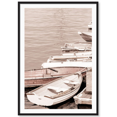 Monterey Boats Print by Carly Tabak